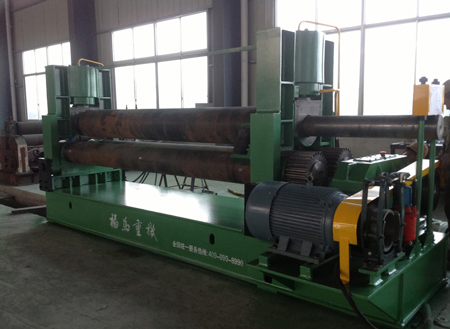 W11S-16×2500 上輥萬能卷板機客戶現場